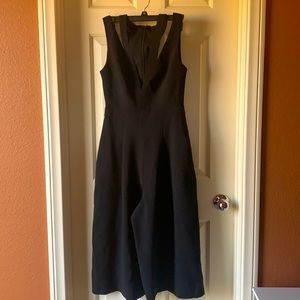 BCBG MaxAzria Sleeveless Black Contemporary Jumpsuit